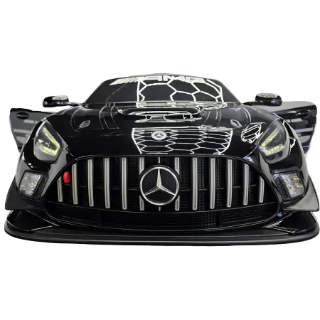 Auto Elettrica per Bambini Mercedes AMG GT3 12V Nero Metallizzato