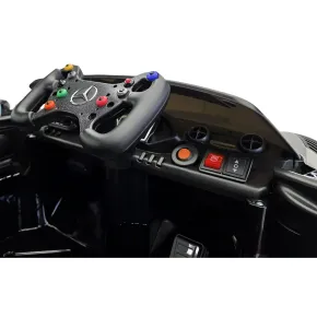 Auto Elettrica per Bambini Mercedes AMG GT3 12V Nero Metallizzato 2