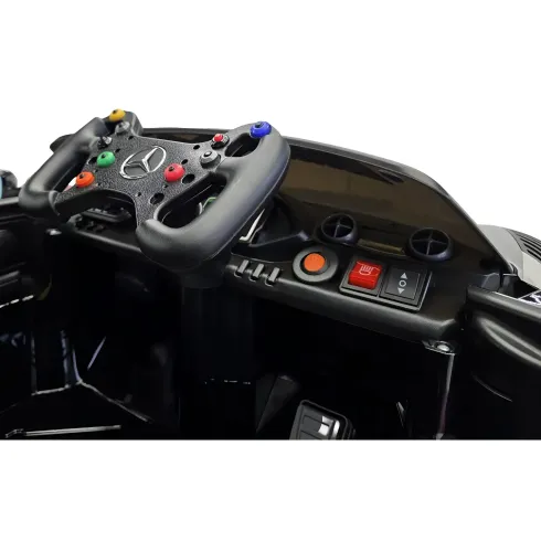 Auto Elettrica per Bambini Mercedes AMG GT3 12V Nero Metallizzato