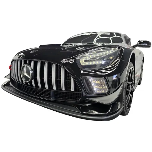 Auto Elettrica per Bambini Mercedes AMG GT3 12V Nero Metallizzato