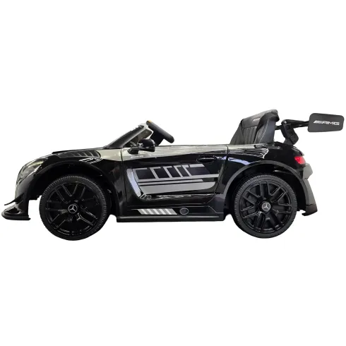 Auto Elettrica per Bambini Mercedes AMG GT3 12V Nero Metallizzato
