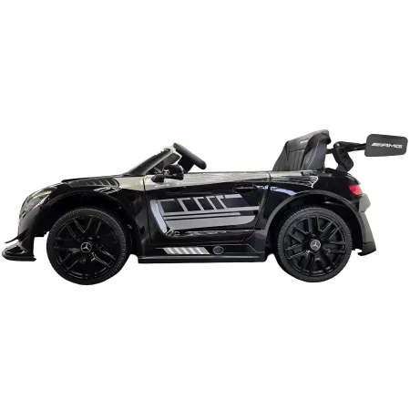 Auto Elettrica per Bambini Mercedes AMG GT3 12V Nero Metallizzato