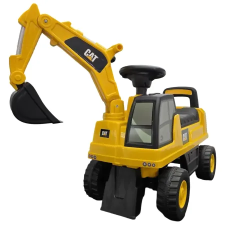 Escavatore Caterpillar Cavalcabile per Bambini Giallo Braccio Mobile