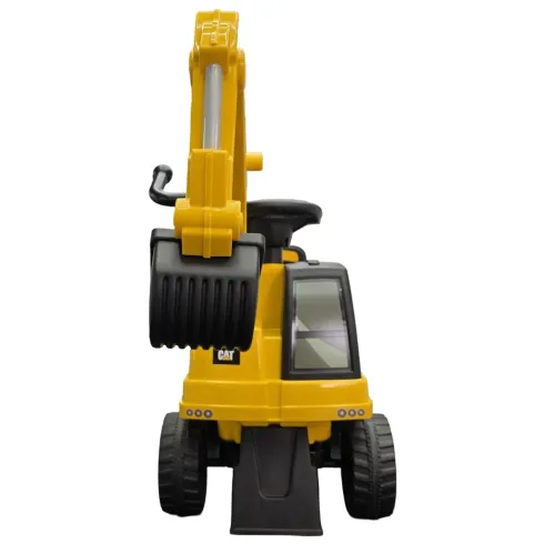 Escavatore Caterpillar Cavalcabile per Bambini Giallo Braccio Mobile