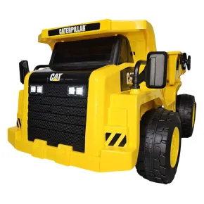 Camion Elettrico per Bambini Caterpillar 12V Giallo Cassone Ribaltabile
