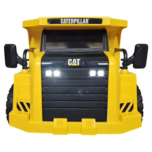 Camion Elettrico per Bambini Caterpillar 12V Giallo Cassone Ribaltabile