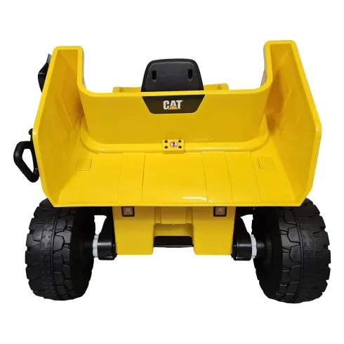 Camion Elettrico per Bambini Caterpillar 12V Giallo Cassone Ribaltabile