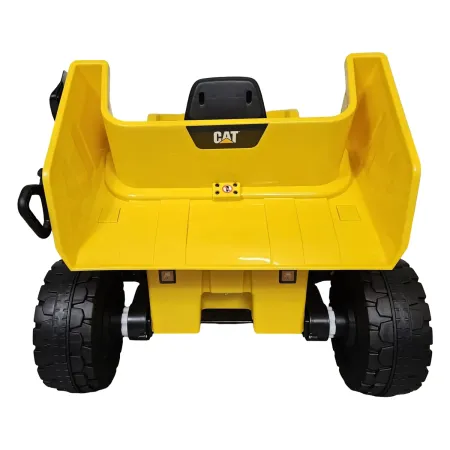 Camion Elettrico per Bambini Caterpillar 12V Giallo Cassone Ribaltabile