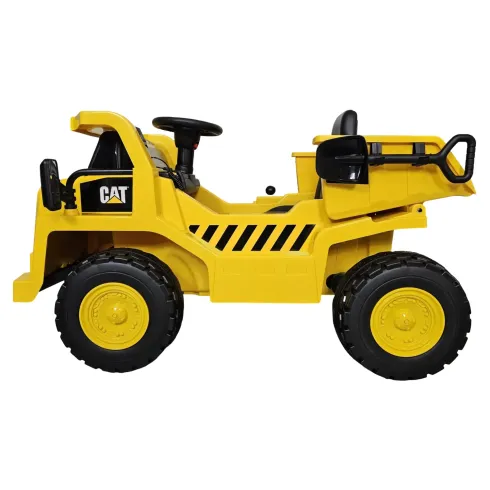 Camion Elettrico per Bambini Caterpillar 12V Giallo Cassone Ribaltabile