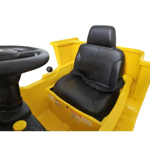 Camion Elettrico per Bambini Caterpillar 12V Giallo Cassone Ribaltabile