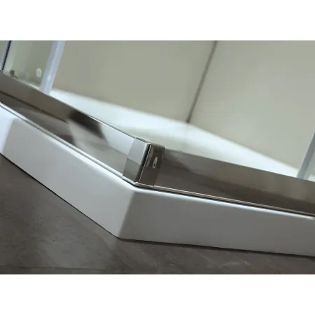 Box Doccia Cristallo 4mm Angolare Ante Scorrevoli Quadrato Rettangolare