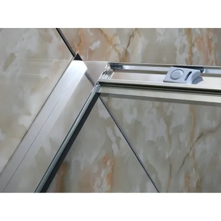 Box Doccia Cristallo 4mm Angolare Ante Scorrevoli Quadrato Rettangolare