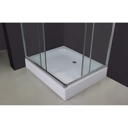 Box Doccia Cristallo 4 mm Angolare Ante Scorrevoli 80x80 cm Quadrato