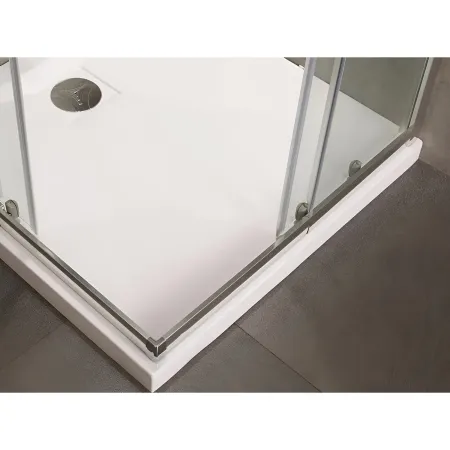 Box Doccia Cristallo 4 mm Angolare Ante Scorrevoli 80x80 cm Quadrato
