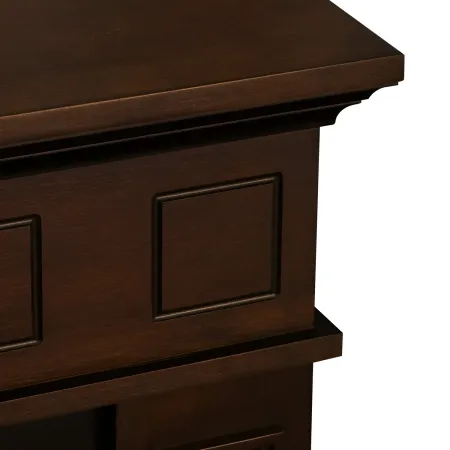 Camino a Bioetanolo 3,4 kW da Pavimento 1,2L Marrone in Legno MDF
