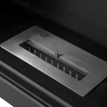 Camino a Bioetanolo 3,4 kW da Pavimento 1,2L Marrone in Legno MDF