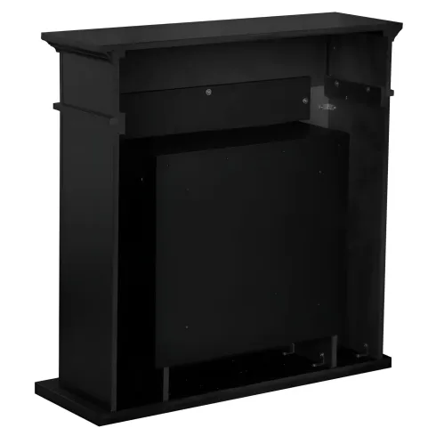 Camino a Bioetanolo 3,4 kW da Pavimento 1,2L Nero in Legno MDF