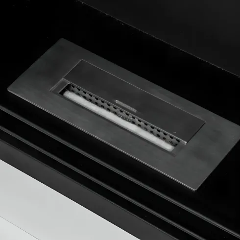 Camino a Bioetanolo Bianco da Terra 3,4 kW Lana di Roccia 1,8L Interno