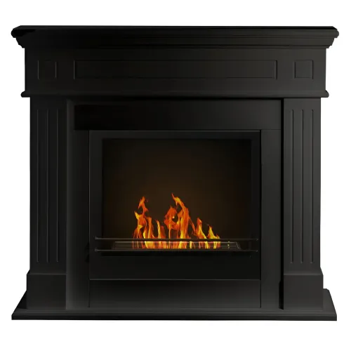 Camino a Bioetanolo Nero da Terra 3,4 kW Lana di Roccia 1,8L Interno