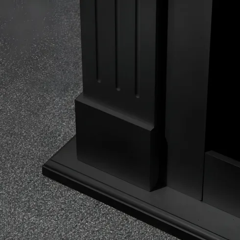Camino a Bioetanolo Nero da Terra 3,4 kW Lana di Roccia 1,8L Interno