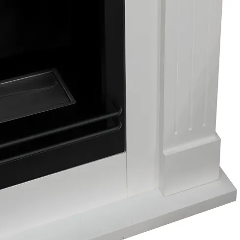 Camino a Bioetanolo 1,8L Angolare da Pavimento Bianco 3,4 kW Legno MDF