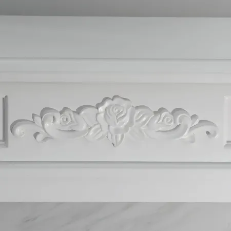 Camino a Bioetanolo da Interno 1,8L Bianco Effetto Marmo 3,4 kW