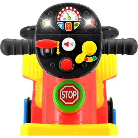Treno Elettrico Cavalcabile da Bambino Mickey con Binari Suoni Disney