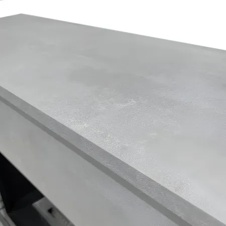 Camino Elettrico da Pavimento 1800W Legno Effetto Cemento Digitale