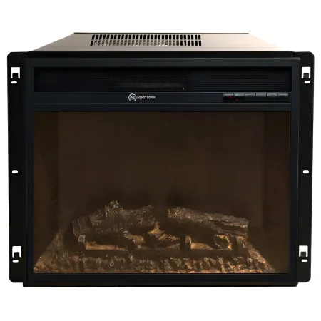 Camino Elettrico Angolare 1800W da Appoggio Legno Bianco per Interno