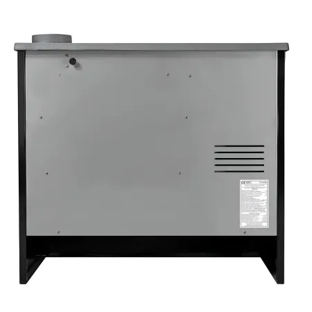 Cucina a Legna Stufa 9 kW in Acciaio Ghisa Nero Ecologica con Forno