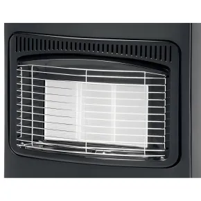 Stufa a Infrarossi Gas 4200W GPL Portatile con Ruote Nero per Interni 2