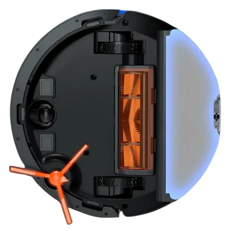 Robot Aspirapolvere Lavapavimenti Nero con Base 0,35L Mappatura Smart