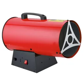 Generatore Aria Calda 30kW Ventilazione Elettrica 230V GPL Rosso