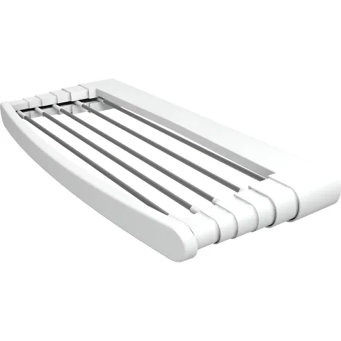 Stendibiancheria Estensibile 70cm in Alluminio da Parete Salvaspazio