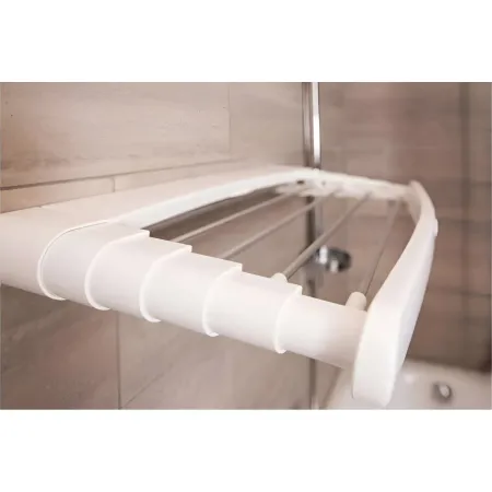 Stendibiancheria Estensibile 70cm in Alluminio da Parete Salvaspazio