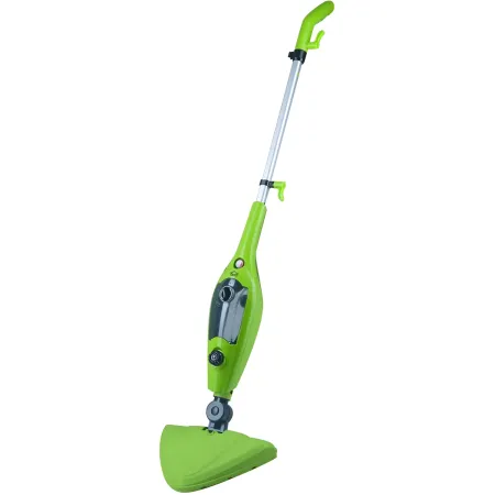 Scopa a Vapore 1300W DCG Verde Compatta Regolabile con Accessori