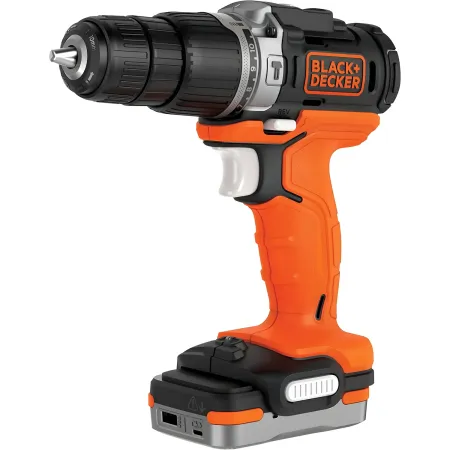Trapano Avvitatore Black & Decker a Percussione 2V 1,5Ah LED con Borsa