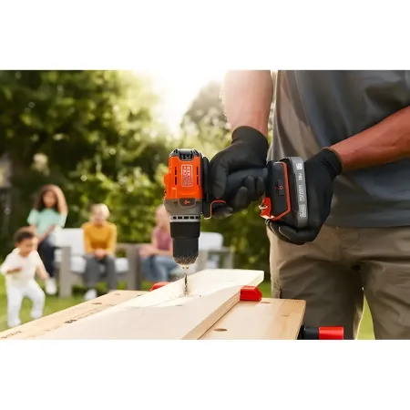 Trapano Avvitatore Black & Decker Percussione 18V Valigetta Accessori