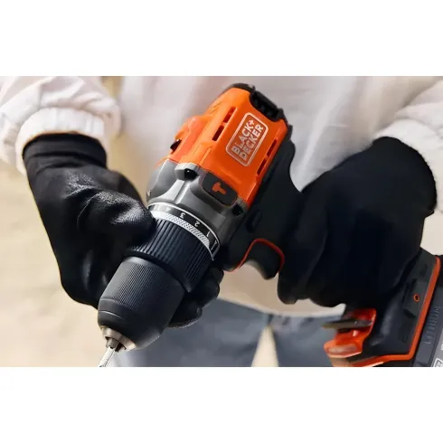 Trapano Avvitatore Black & Decker Percussione 18V Valigetta Accessori