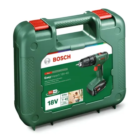Trapano Avvitatore Bosch Battente 18V 2Ah Compatto con Valigetta