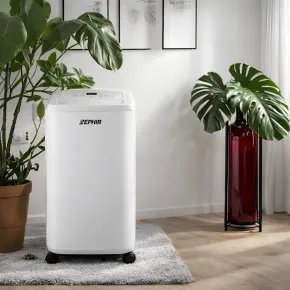 Deumidificatore Zephir Portatile 20L/24h Elettrico Display con Ruote 2