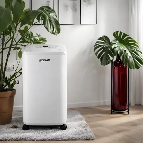 Deumidificatore Zephir Portatile 20L/24h Elettrico Display con Ruote