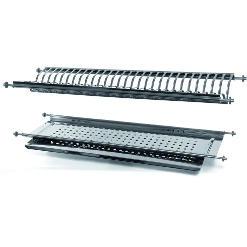 Scolapiatti da Incasso 76 cm Inox Vassoio Salvagocce Pensile Cucina