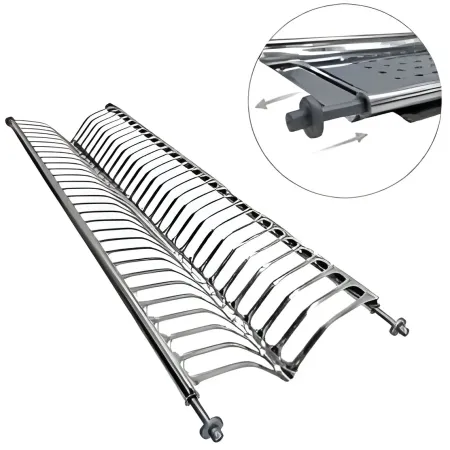 Scolapiatti da Incasso 76 cm Inox Vassoio Salvagocce Pensile Cucina