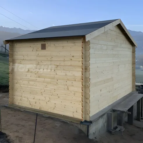 Casetta in Legno di Abete 4x3 con Doppia Porta