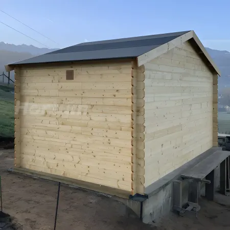 Casetta in Legno di Abete 4x3 con Doppia Porta