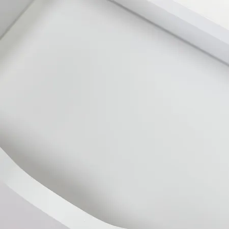 Comodino 2 Cassetti Gambe in Legno Bianco Moderno Camera da Letto