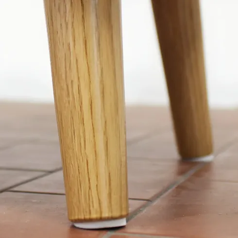 Comodino 2 Cassetti Gambe in Legno Bianco Moderno Camera da Letto
