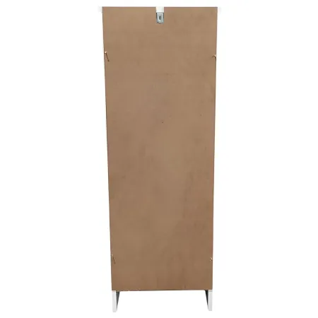 Cassettiera in Legno Bianco Slim 3 Cassetti 1 Ripiano Salvaspazio