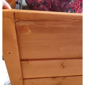 Outlet Cuccia per Cani Taglia Media Legno da Esterno Tetto Apribile 2